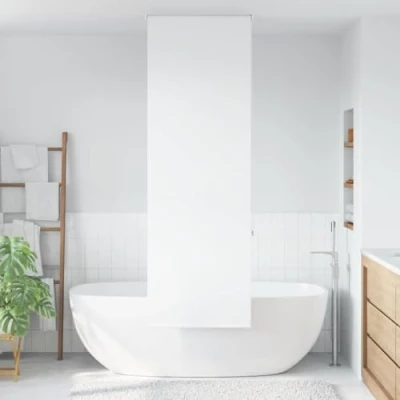 Afbeelding van vidaXL Doucherolgordijn 80x240 cm stofbreedte 76