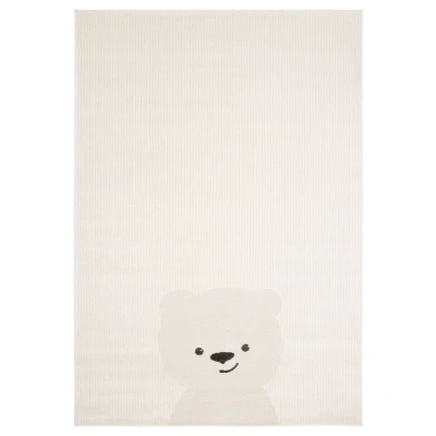 Afbeelding van Vloerkleed Babykamer Softpaw Bearly Ivoor 120x170 Cm