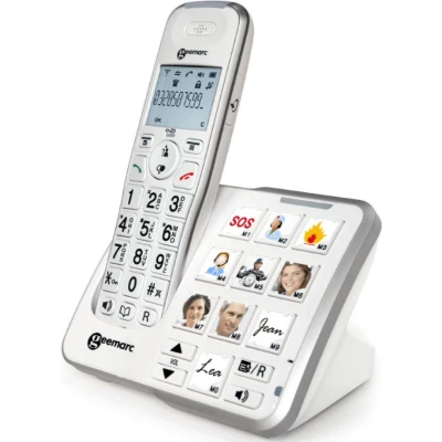 Afbeelding van Geemarc Telefoon Amplidect 295 Photo Dect Big Button (dect295photo_wh_vde)