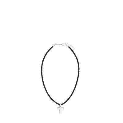 Afbeelding van s.Oliver Halsketting met kruishanger, levering in geschenkdoos, Roestvrij staal, zonder, Zonder