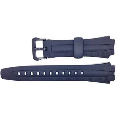 Afbeelding van Originele Casio vervangende horlogeband/band voor AQ 160, 163 10137491, Zwart, riem