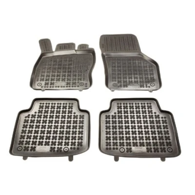 Afbeelding van REZAW PLAST 200212 Vloermatset Rubber voor en achter Zwart SKODA: Superb III Estate