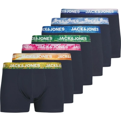 Afbeelding van Jack &amp; Jones Jacluca Solid Trunks 7 PACK Onderbroeken, Heren, Maat: Small, Navy blazer