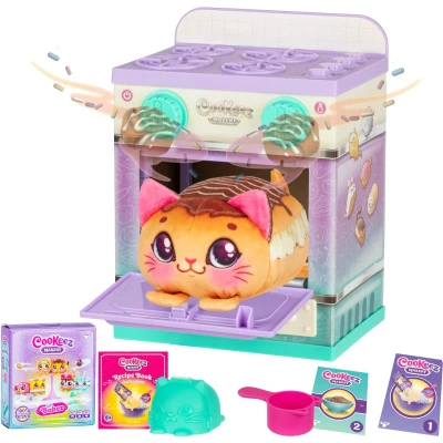 Afbeelding van Cookeez Makery Lil&#039; Bakez Ovenset &quot;Knuffelcreaties&quot;: meng de ingrediënten en maak een dierenverrassing met heerlijke geur 6 geurige knuffels om te verzamelen