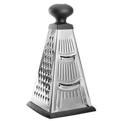 Afbeelding van Essentials 4 zijdige pyramide rasp 23 cm Noir