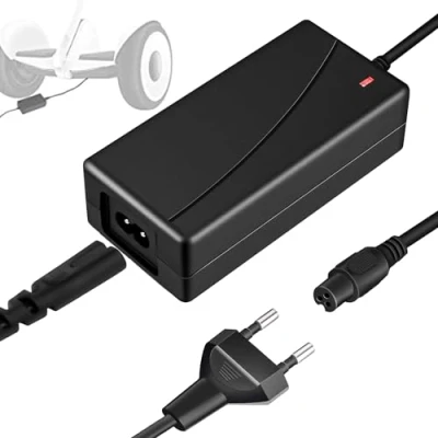 Afbeelding van Vaileal elektrische scooter oplaadkabel: 42V 2A 3 pins voedingsadapter hoverboard step Self Balance Smart EU stekker