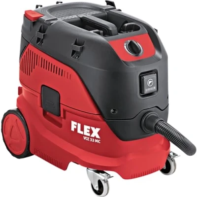 Afbeelding van FLEX VCE 33 L MC Industrie Stofzuiger 1400 Watt met 30 liter ketel en handmatige filterreiniging inclusief accessoires Klasse