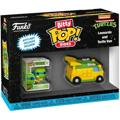 Afbeelding van Funko Pop! Bitty Ride: Teenage Mutant Ninja Turtles Leonardo met busje