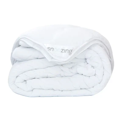 Afbeelding van Snoozing Swiss Dreams Synthetisch 4 seizoenen dekbed Lits jumeaux 270x220 cm Wit