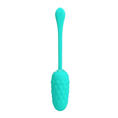 Afbeelding van Pretty Love Marina Vibrerend Eitje met Nopjes Handige Eénknopsbediening Turquoise