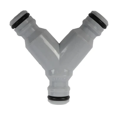 Afbeelding van Talen Tools Y Stuk t.b.v. Tuinslang met Nippels PVC