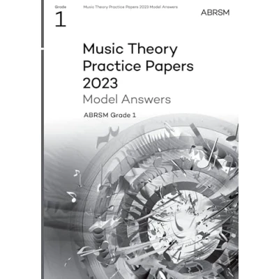 Afbeelding van Theory of Music Exam Papers &amp; Answers (ABRSM) Practice Model 2023, ABRSM Grade 1