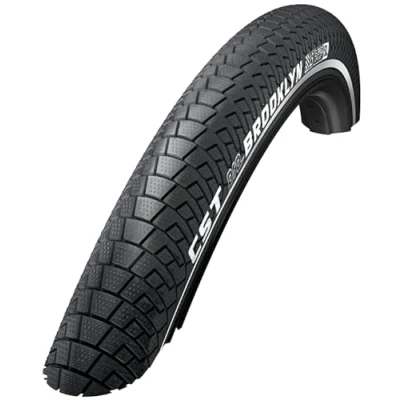 Afbeelding van Buitenband CST Brooklyn Pro 26 x 2.40&quot; 62 559mm zwart met reflectie