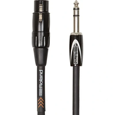 Afbeelding van Roland RCC 3 TRXF Black Series Microfoon Kabel 1 m Microfoonkabel
