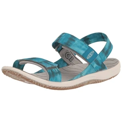 Afbeelding van KEEN Elle Backstrap, sandalen, uniseks, voor kinderen, Sea Moss Fjord Blue