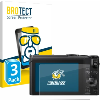 Afbeelding van BROTECT Screenprotector voor Panasonic Lumix DMC LX15 Folie Beschermfolie Beschermglas transparant (3 Stuks)