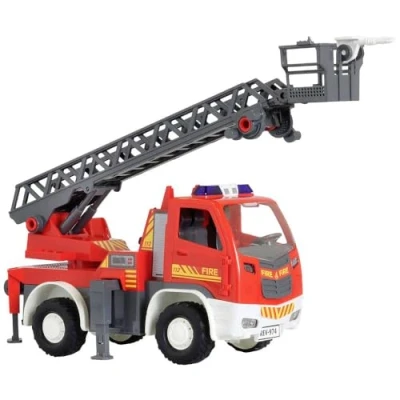 Afbeelding van 1:20 Revell 00914 Turntable Ladder Fire Truck First Construction Plastic Modelbouwpakket