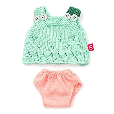 Afbeelding van Miniland Kledingset Groen Roze 21 cm