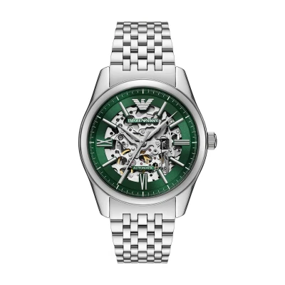 Afbeelding van Emporio Armani Heren Horloge 43 mm Zilverkleurig