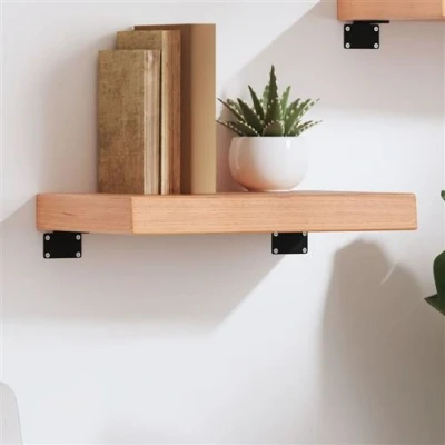 Afbeelding van Wandschap 40x30x6 cm behandeld massief eikenhout lichtbruin