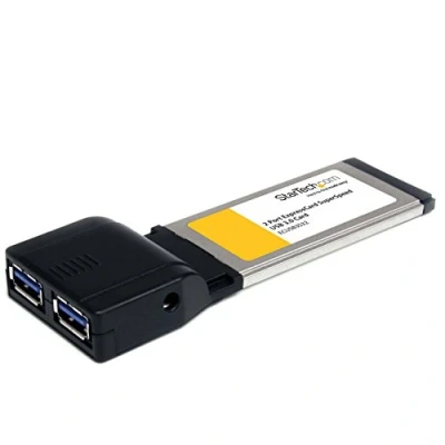 Image de StarTech.com Carte adaptateur ExpressCard vers 2 Ports USB 3.0 avec Support UASP