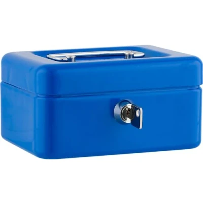 Afbeelding van Sax geldkistje, B 15,2 x H 8 D 11,5 cm, blauw