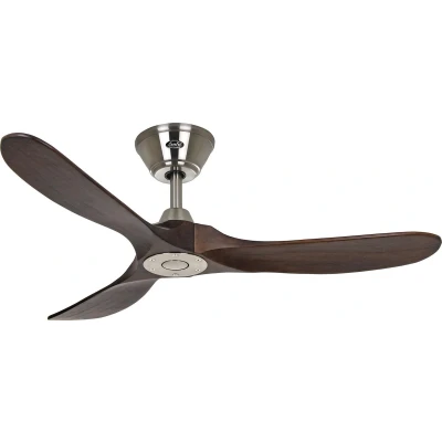 Afbeelding van CasaFan ECO GENUINO 122 BN NB Plafondventilator 11.3 W (Ø x h) 1220 mm 280 Chroom