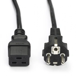 Afbeelding van C19 kabel ProCable 3 meter (Schuko)