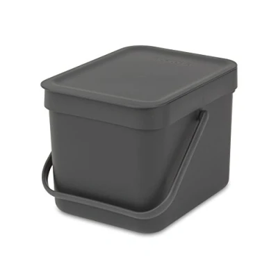 Image de Poubelle Brabantia Sort et Go 109720 6 L Gris
