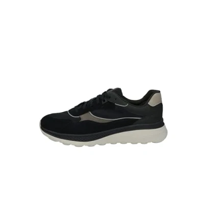 Afbeelding van Geox Spherica Actif Sneakers laag, Heren, Maat: 43, Navy Textiel/ synthetisch