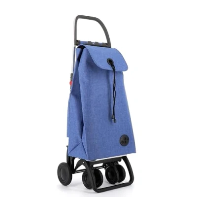 Afbeelding van Rolser I Max Tweed 4 wielen, 2 draaibaar, opvouwbaar, blauw