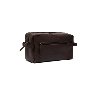 Afbeelding van The Chesterfield Brand Leren Toilettas Bruin Cyprus