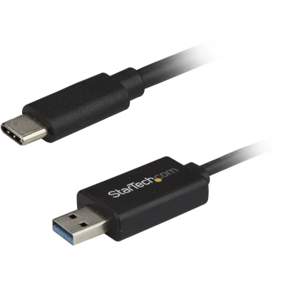 Afbeelding van Kabel USB A naar C Startech USBC3LINK Zwart