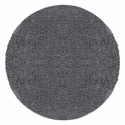 Afbeelding van Hoogpolig shaggy tapijt voor de woonkamer, onderhoudsarm, gecertificeerd, poolhoogte: 3 cm, Öko Tex standaard, afmetingen: 200 cm rond, kleur: grijs