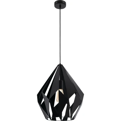 Afbeelding van EGLO Carlton 5 Hanglamp E27 Ø 38,5 cm Zwart