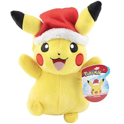 Afbeelding van Pokémon Pikachu Pluche With Santa Hat (20 cm)