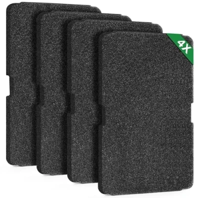 Afbeelding van Inwee 4 x filter voor Beko droger 2964840100, sponsfilter Grundig Blomberg ElektraBregenz, 240 155 11 mm, wasdroger, warmtepomp en condensatordroger
