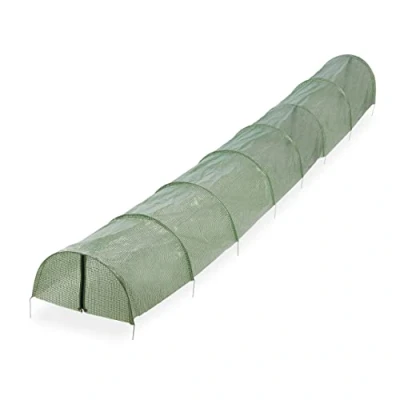 Afbeelding van Relaxdays kweektunnel folie 5 meter plantentunnel folietunnel moestuin groen