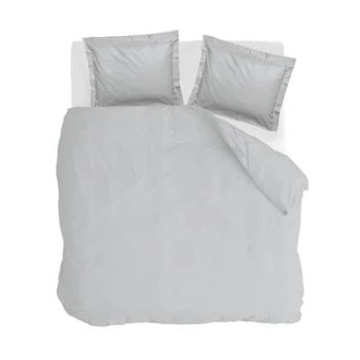 Afbeelding van Walra Dekbedovertrek Forever Cotton Licht Grijs 200x220 cm 2 Persoons Dubbele doorlopende instopstrook 100% Percale katoen
