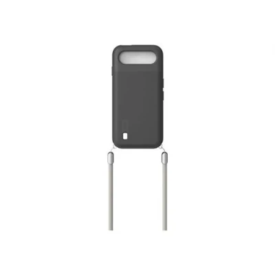 Afbeelding van Doro Achterzijde behuizing voor mobiele telefoon thermoplastic polyurethaan (TPU) grafiet Aurora A10, A11