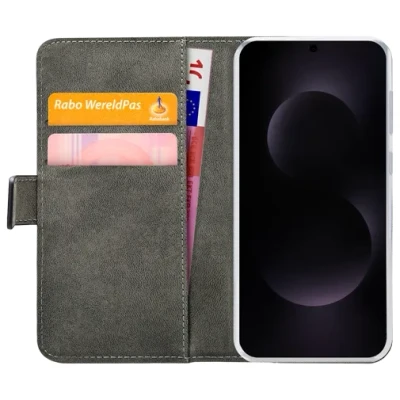 Afbeelding van Mobilize Classic Gelly Wallet Book Case Samsung Galaxy S25 Edge 5G Black