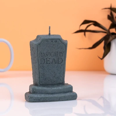 Afbeelding van Basically Dead Grafsteen Verjaardagskaars
