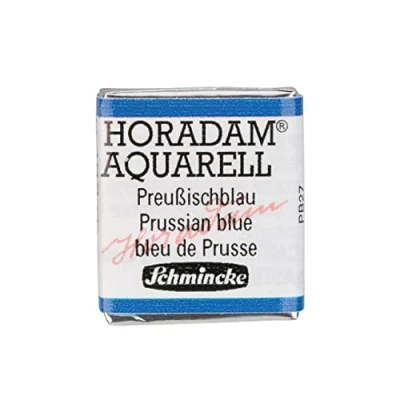 Afbeelding van Schmincke HORADAM® aquamarel aquarel voor kunstenaars, 492 Pruisisch blauw, 14 044, 1/2 container