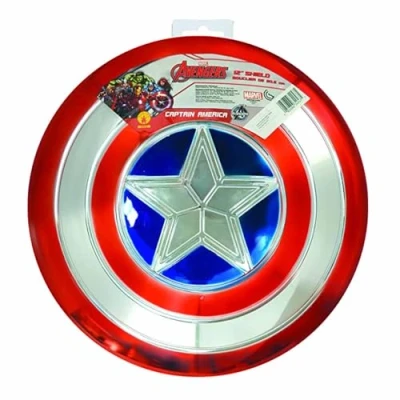Image de Bouclier en plastique metallise Marvel Avengers Captain America