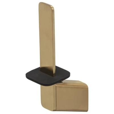 Afbeelding van Geesa Shift reserverolhouder brushed gold Duurzaam materiaal