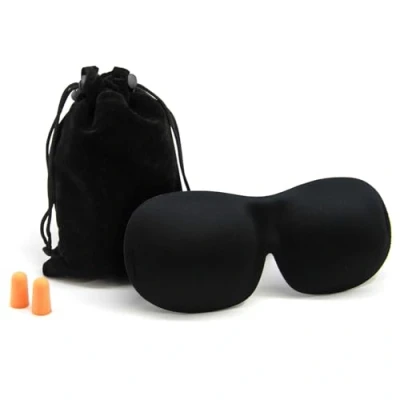 Afbeelding van Valneo slaapmasker incl. oordopjes en opbergtas voor een diepe ontspannen slaap