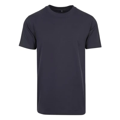 Image de Build Your Brand T shirt à col rond pour homme, bleu marine, XL