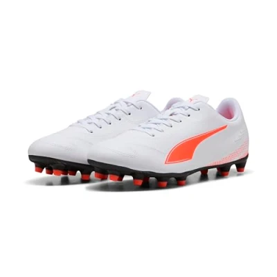 Afbeelding van Puma Vitoria II Fg/Ag Voetbalschoenen voor heren, Wit en rood, 39 EU