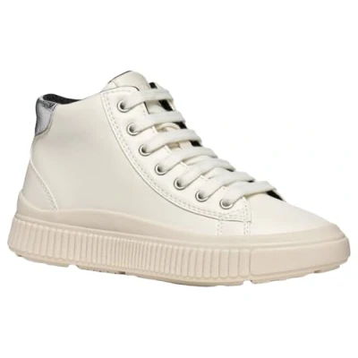 Afbeelding van Geox Laquinny Sneakers hoog voor kinderen, Maat: 39, Light ivory silver Kunststof