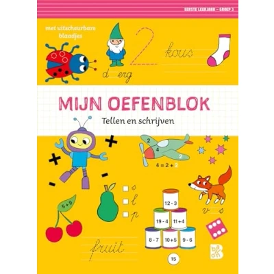 Afbeelding van Mijn oefenblok: Tellen en schrijven
